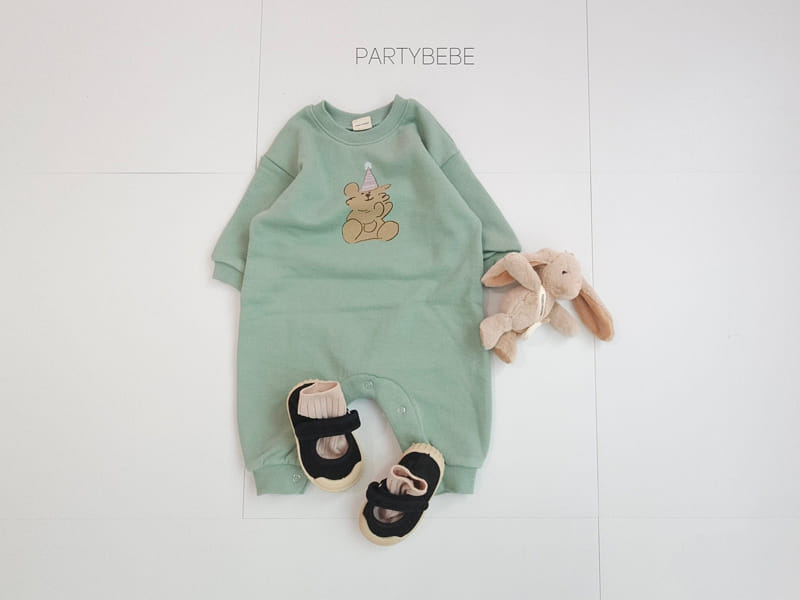 Party Kids - Korean Baby Fashion - #onlinebabyboutique - Little Bear Suit - 4