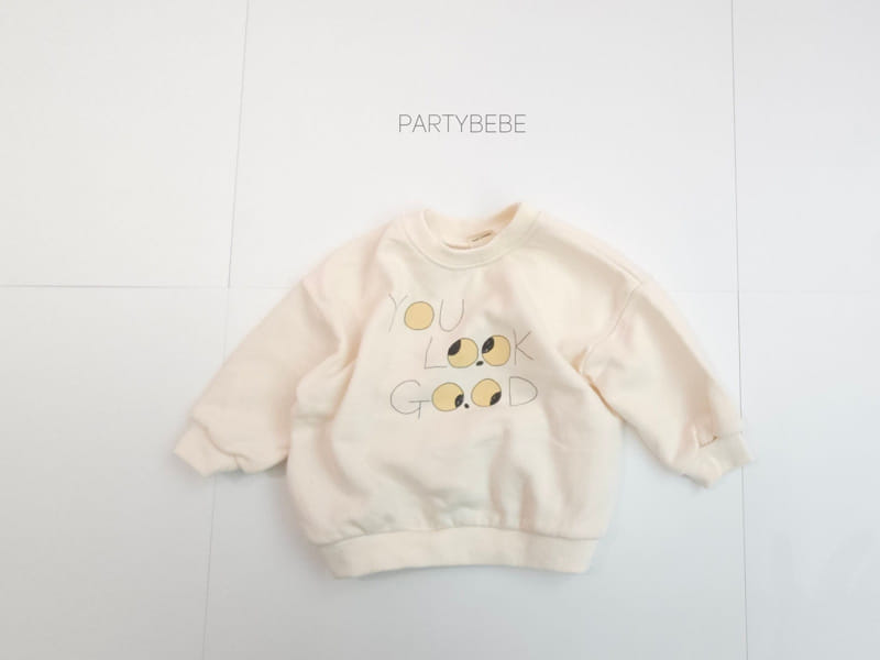 Party Kids - Korean Baby Fashion - #onlinebabyshop - Eye Look Sweatshirt - 4