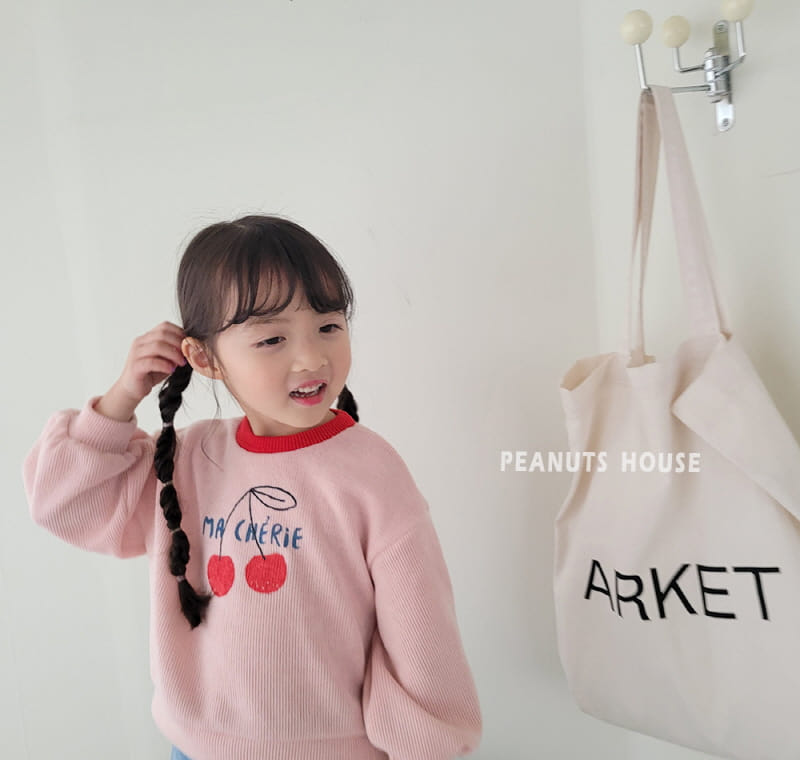 Peanuts - Korean Children Fashion - #kidzfashiontrend - Cherry Knit Tee - 4
