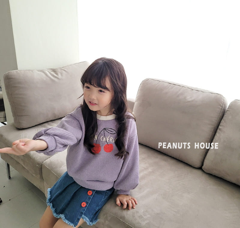 Peanuts - Korean Children Fashion - #childofig - Cherry Knit Tee - 9