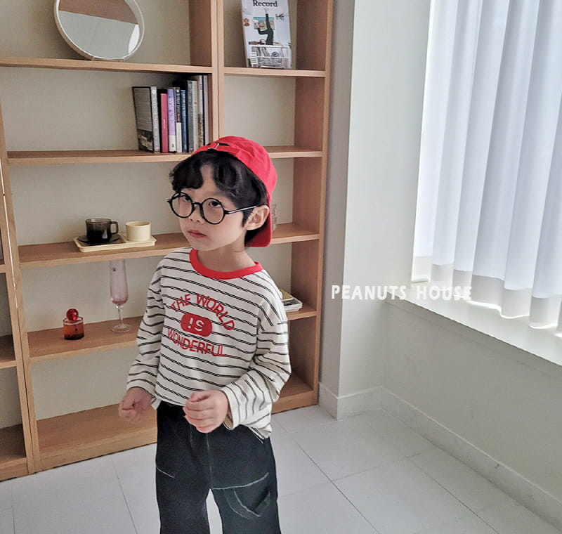 Peanuts - Korean Children Fashion - #discoveringself - World Tee - 11