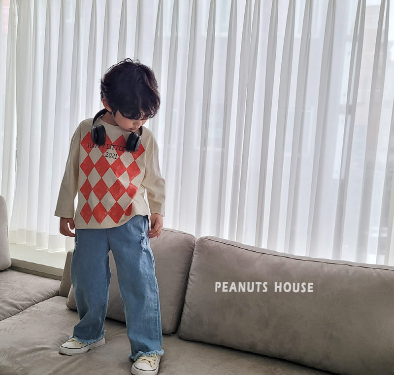 Peanuts - Korean Children Fashion - #fashionkids - Vintage Denim Pants - 3
