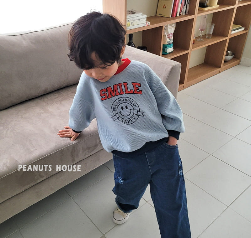 Peanuts - Korean Children Fashion - #kidsshorts - Smile Tee - 11