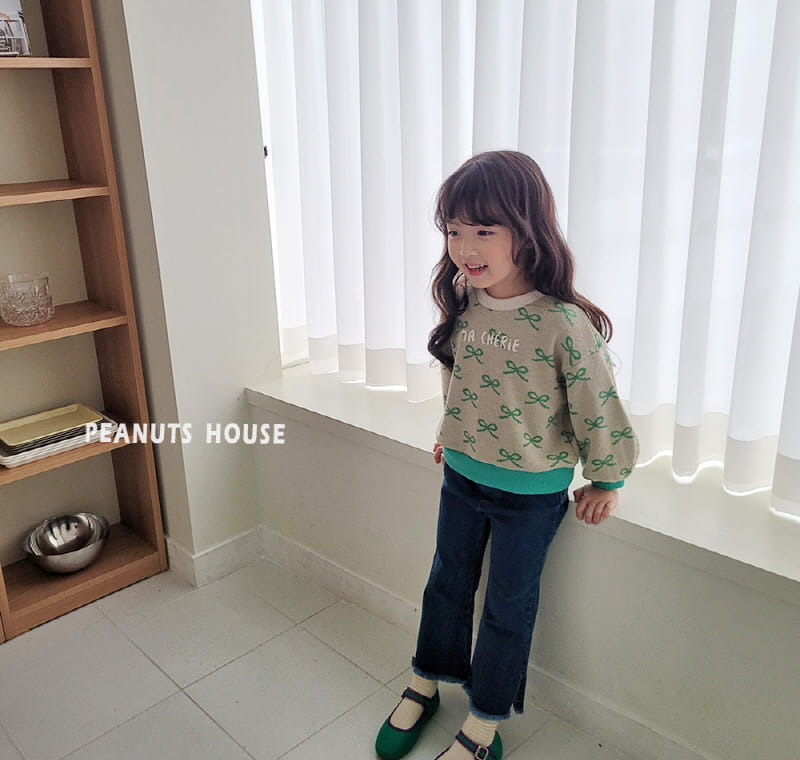 Peanuts - Korean Children Fashion - #kidsshorts - Boots Cut Jeans - 3