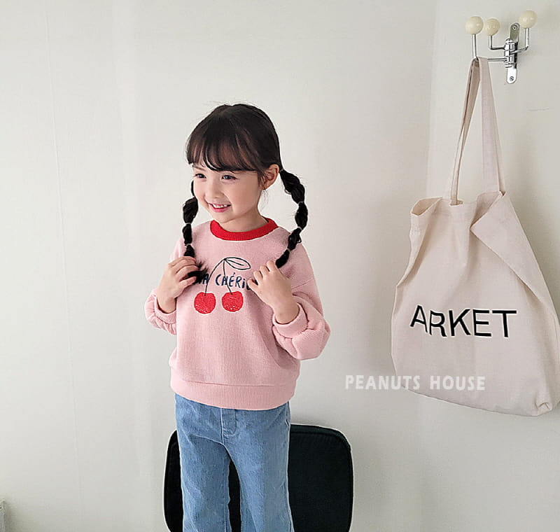 Peanuts - Korean Children Fashion - #kidsstore - Cherry Knit Tee - 2