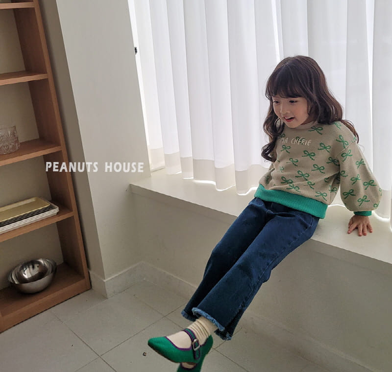 Peanuts - Korean Children Fashion - #kidsshorts - Boots Cut Jeans - 4