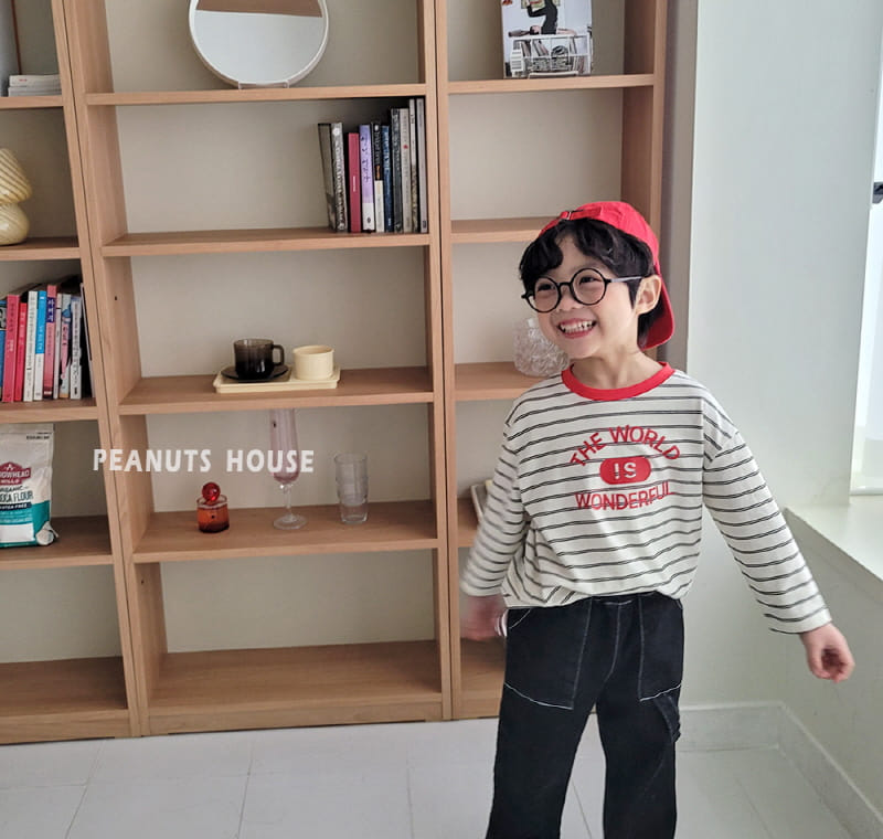Peanuts - Korean Children Fashion - #kidzfashiontrend - Black Jeans - 2