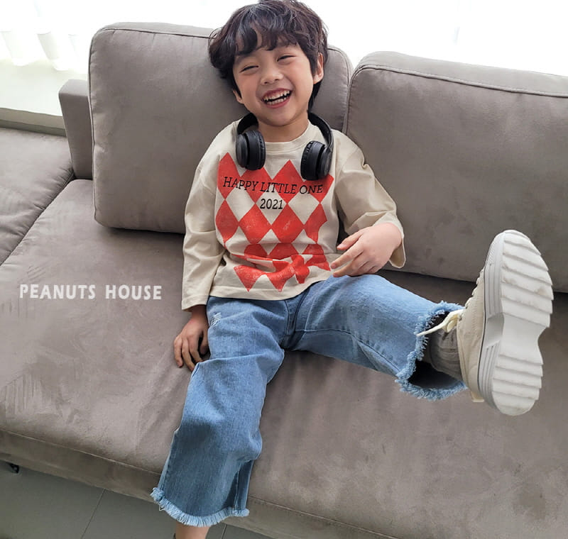 Peanuts - Korean Children Fashion - #littlefashionista - Argyle Tee - 6