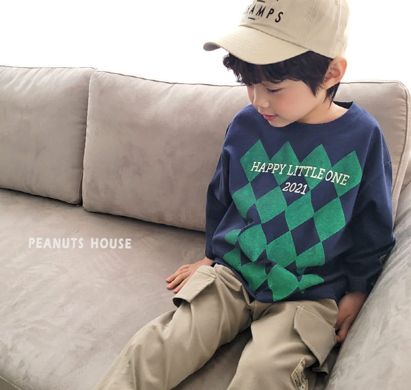 Peanuts - Korean Children Fashion - #magicofchildhood - Argyle Tee - 7