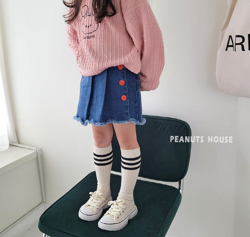 Peanuts - Korean Children Fashion - #magicofchildhood - Wrap Jeans - 7