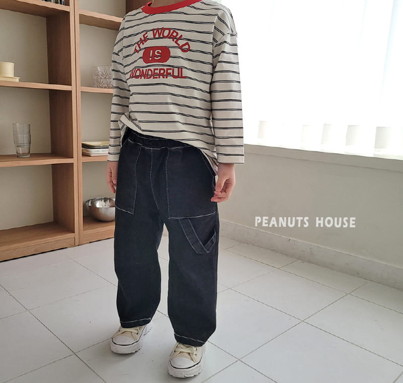 Peanuts - Korean Children Fashion - #magicofchildhood - Black Jeans - 5
