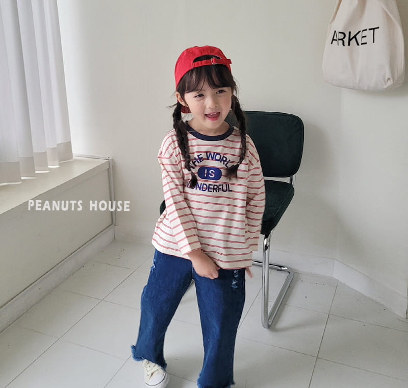 Peanuts - Korean Children Fashion - #minifashionista - World Tee - 5