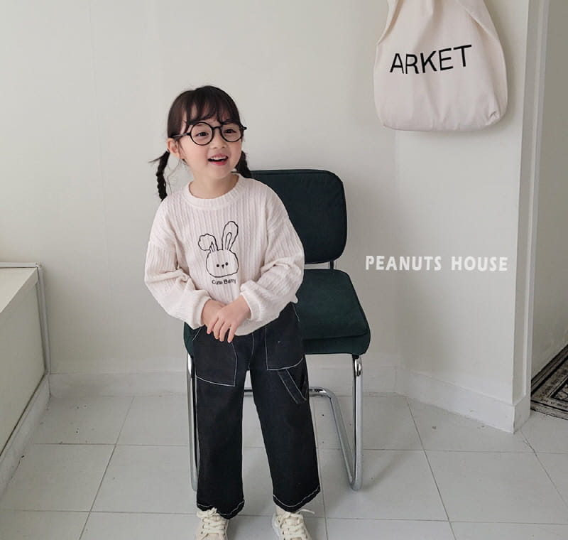 Peanuts - Korean Children Fashion - #minifashionista - Black Jeans - 6