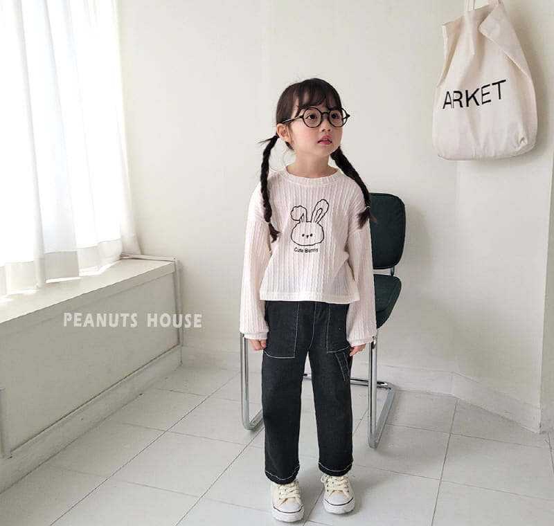 Peanuts - Korean Children Fashion - #prettylittlegirls - Black Jeans - 7