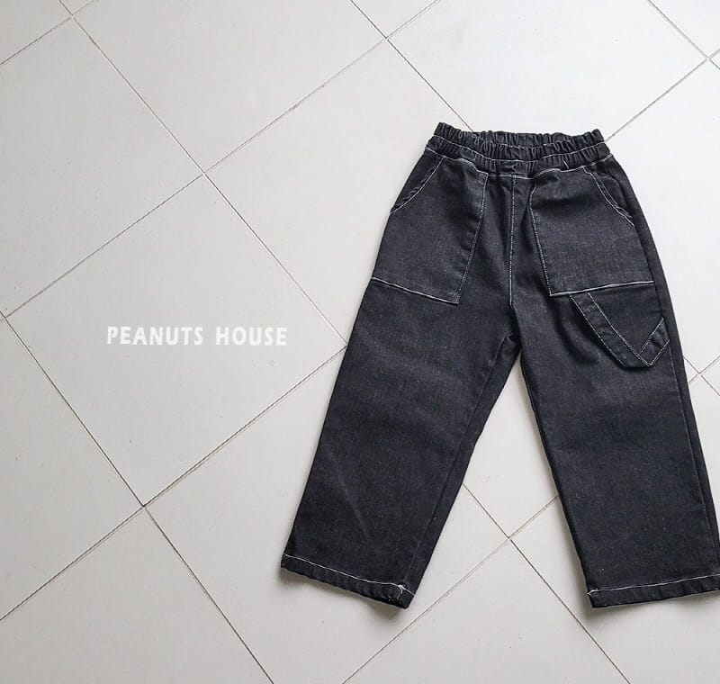 Peanuts - Korean Children Fashion - #toddlerclothing - Black Jeans - 9