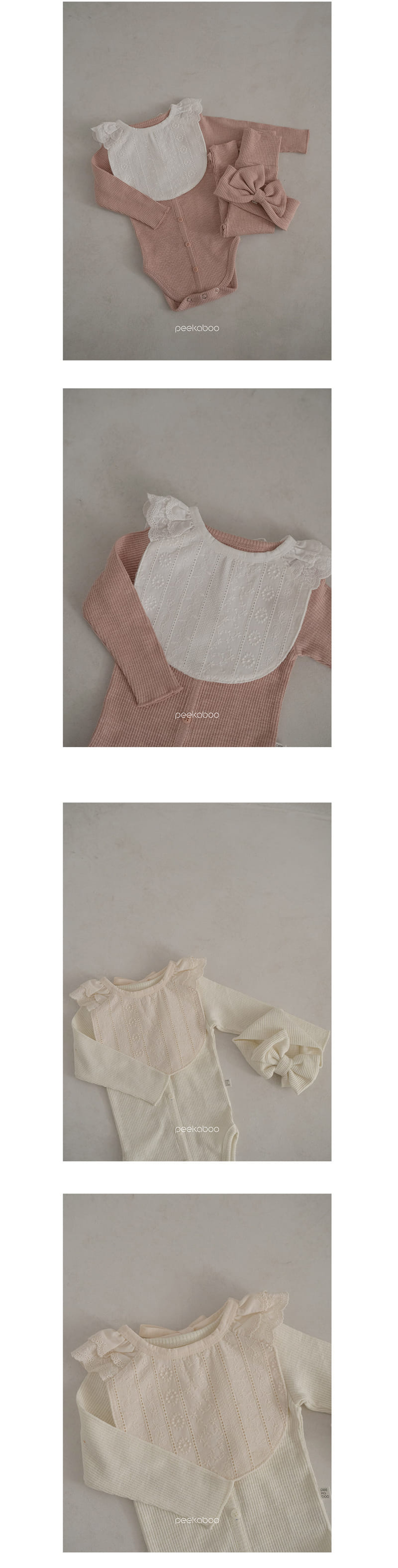 Peekaboo - Korean Baby Fashion - #babyboutiqueclothing - Lily Bib - 4
