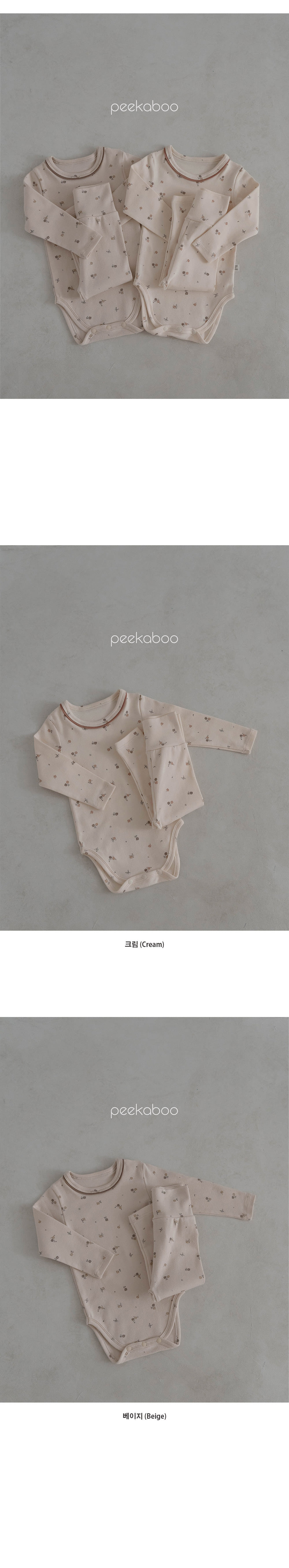 Peekaboo - Korean Baby Fashion - #babylifestyle - Ange Body Suit Set - 2