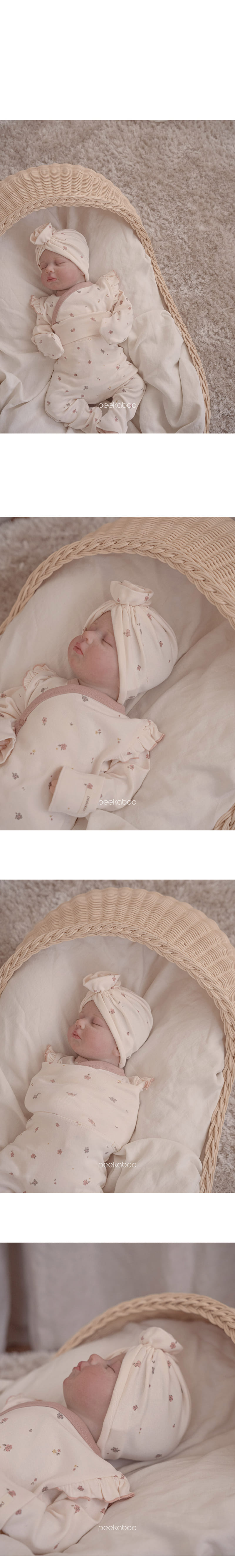 Peekaboo - Korean Baby Fashion - #babylifestyle - Clara Bonnet Set