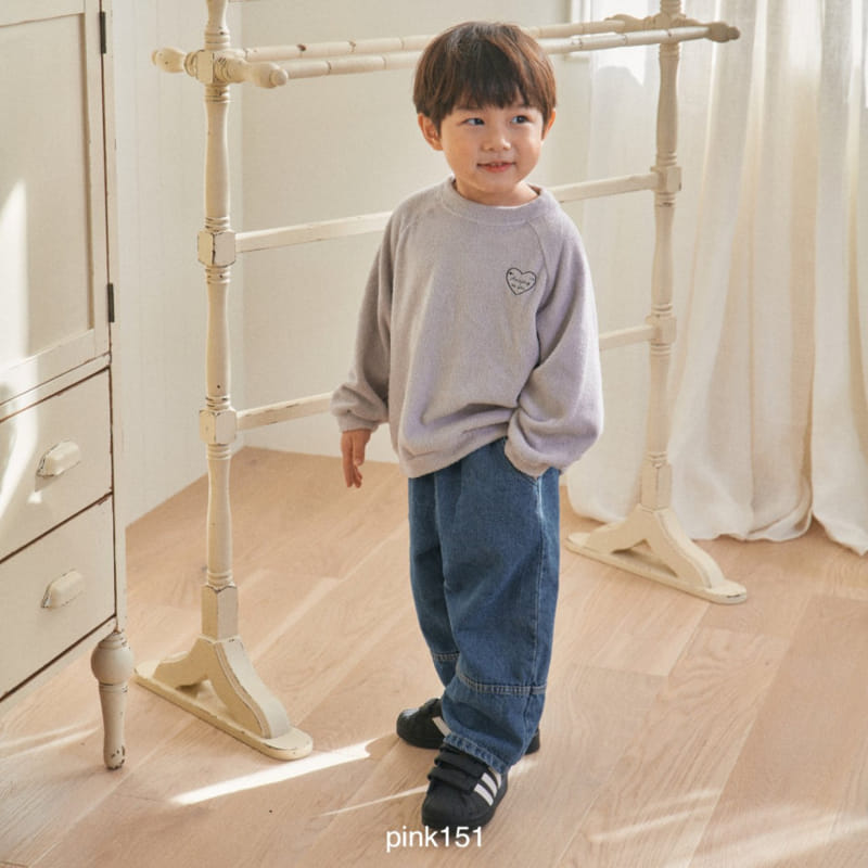 Pink151 - Korean Children Fashion - #childofig - Knee Slit Denim Pants - 9