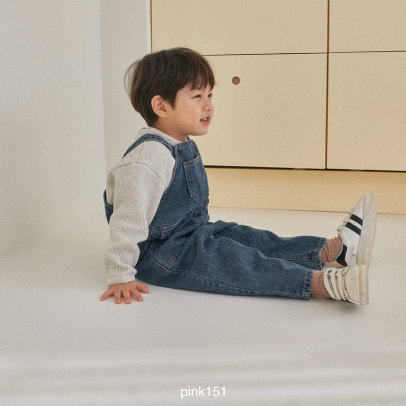 Pink151 - Korean Children Fashion - #childofig - Bold Dungarees Pants - 8