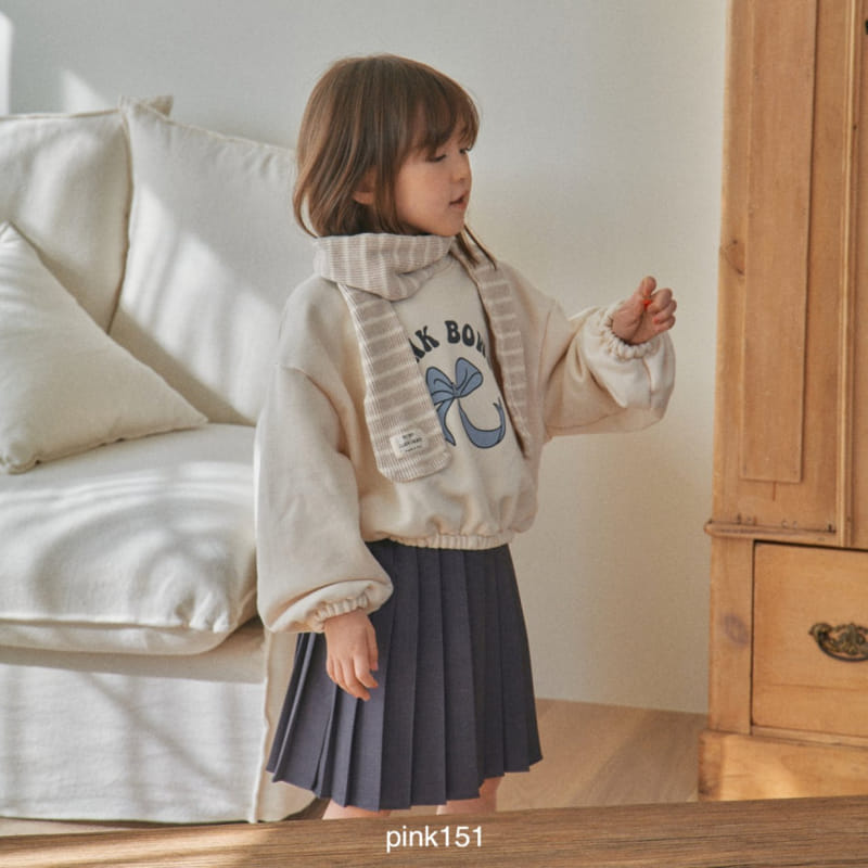 Pink151 - Korean Children Fashion - #childrensboutique - Ribbon Sweatshirt - 8