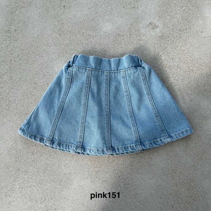 Pink151 - Korean Children Fashion - #fashionkids - Slit Denim Skirt - 11