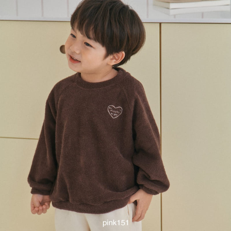 Pink151 - Korean Children Fashion - #kidsshorts - Heart Terry Tee - 3