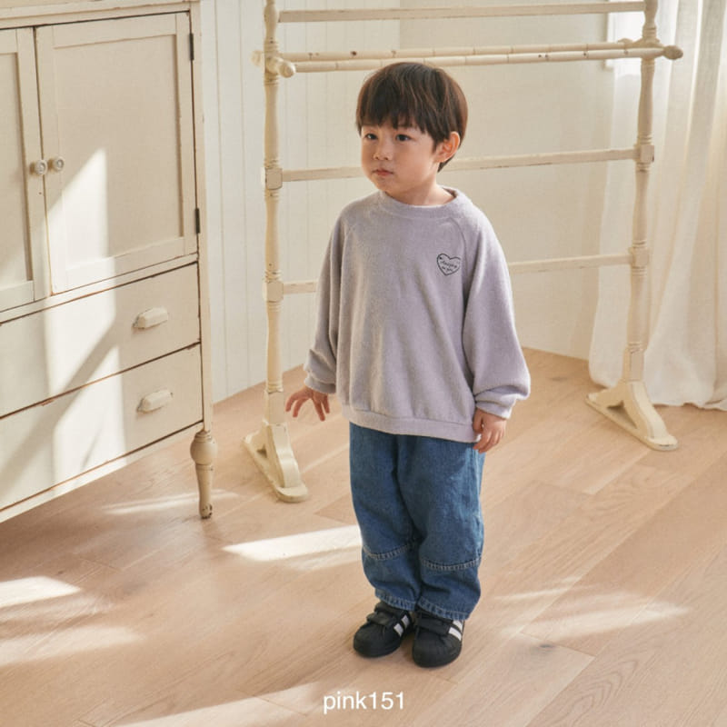 Pink151 - Korean Children Fashion - #kidsshorts - Heart Terry Tee - 4
