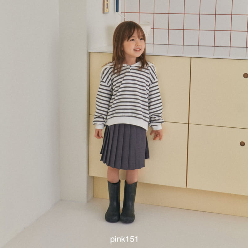 Pink151 - Korean Children Fashion - #littlefashionista - School Wrinkle Skirt - 8