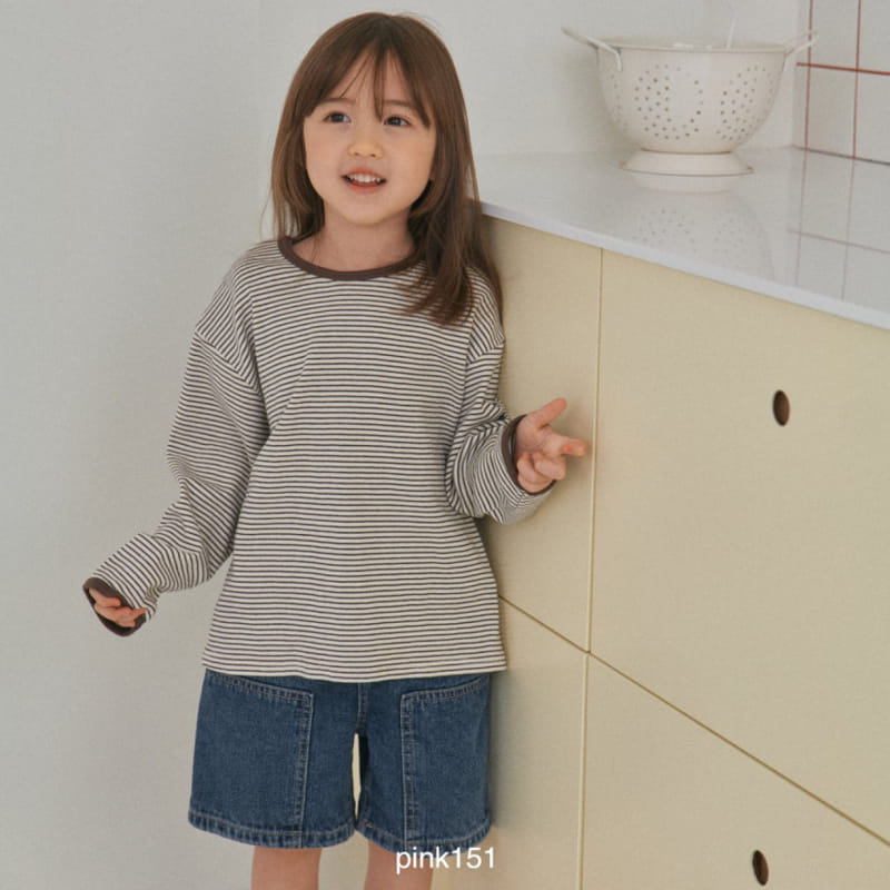 Pink151 - Korean Children Fashion - #prettylittlegirls - Color Piping Tee - 2