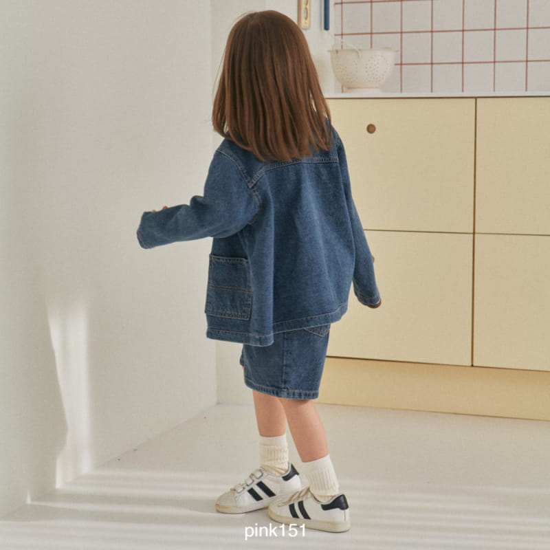 Pink151 - Korean Children Fashion - #prettylittlegirls - Two Pocket Denim Jacket - 8