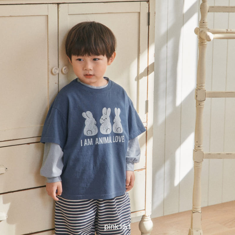 Pink151 - Korean Children Fashion - #stylishchildhood - Rabbit Short Sleeve Tee - 7
