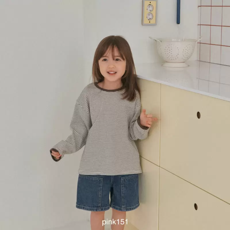 Pink151 - Korean Children Fashion - #todddlerfashion - Color Piping Tee - 3