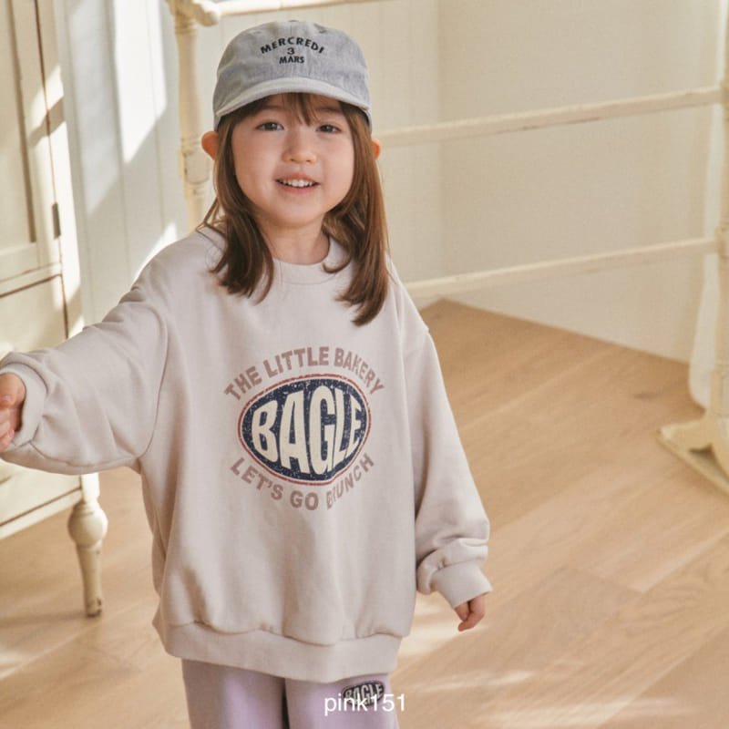 Pink151 - Korean Children Fashion - #toddlerclothing - Bagel Sweatshirt - 2