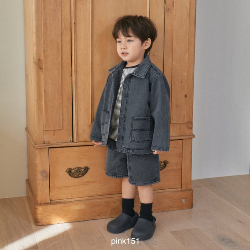 Pink151 - Korean Children Fashion - #toddlerclothing - Two Pocket Denim Jacket - 10
