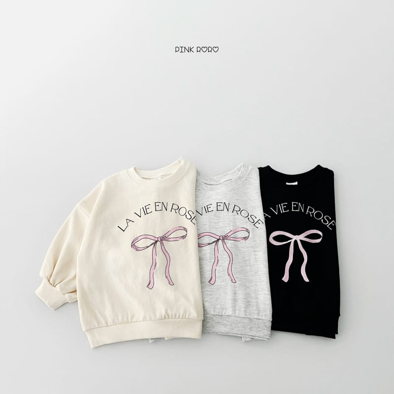 Pinkroro - Korean Children Fashion - #stylishchildhood - Ribbon Sweatshirt - 2