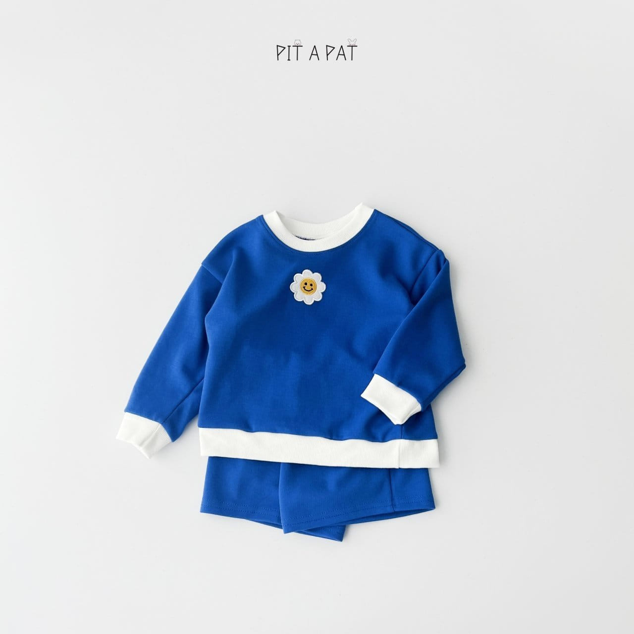 Pitapat - Korean Children Fashion - #Kfashion4kids - Flower Class Kindergarten Top Bottom Set - 5