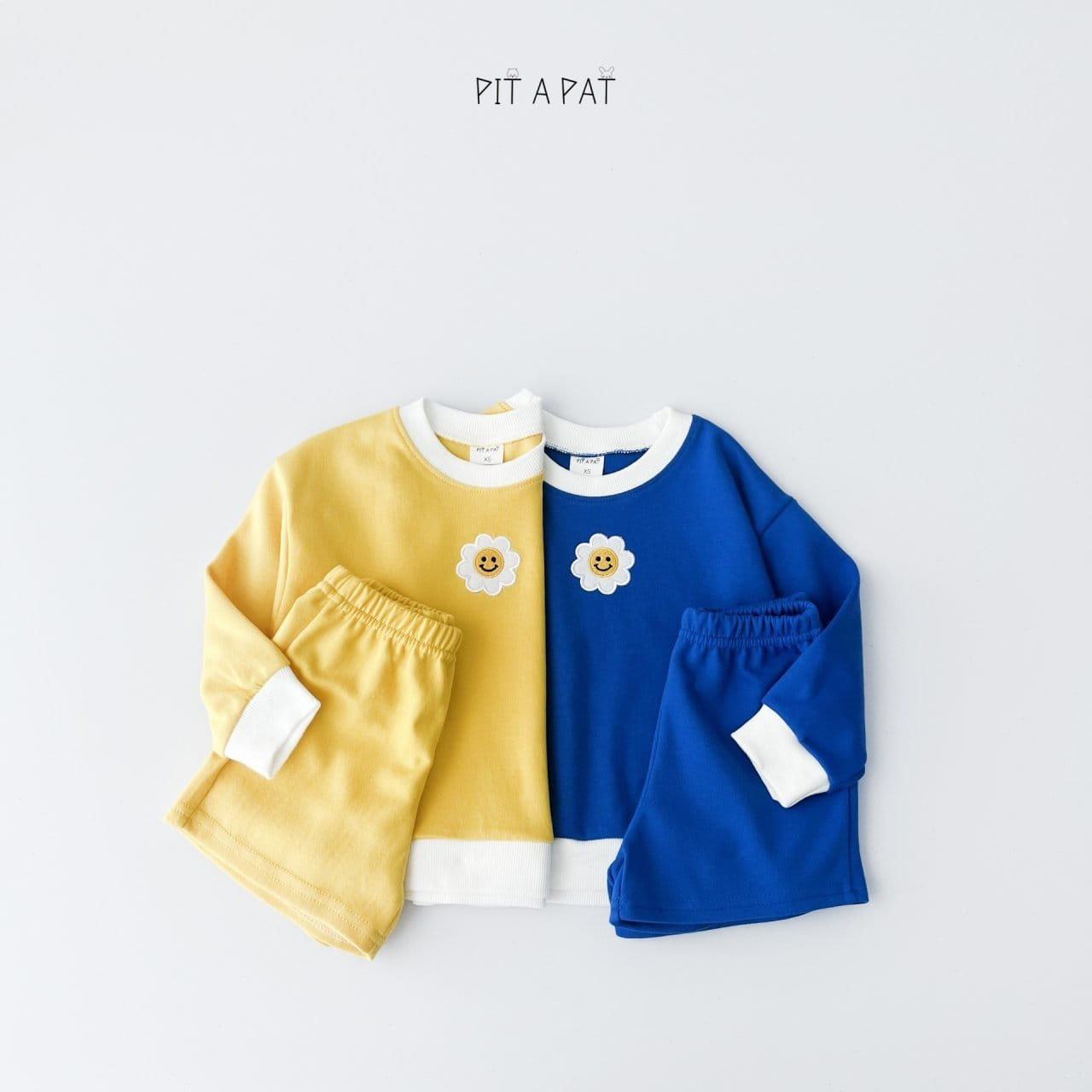 Pitapat - Korean Children Fashion - #kidsshorts - Flower Class Kindergarten Top Bottom Set - 2