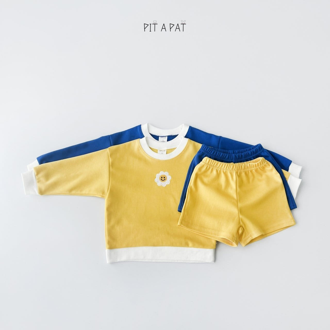 Pitapat - Korean Children Fashion - #kidsstore - Flower Class Kindergarten Top Bottom Set - 4