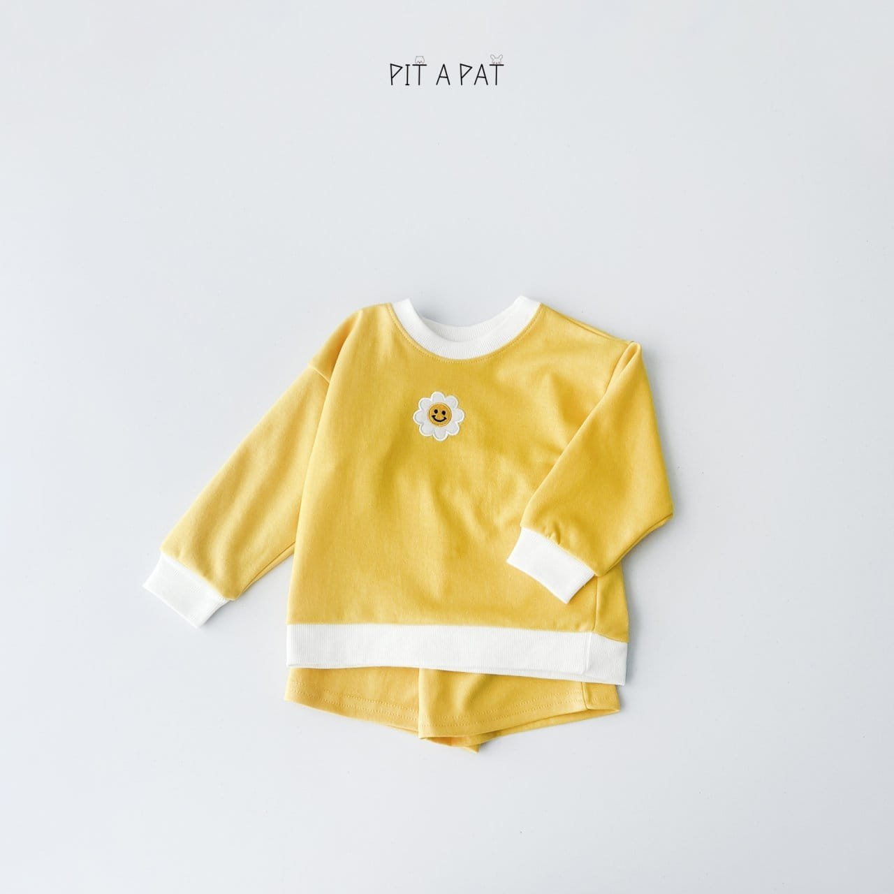 Pitapat - Korean Children Fashion - #littlefashionista - Flower Class Kindergarten Top Bottom Set - 6