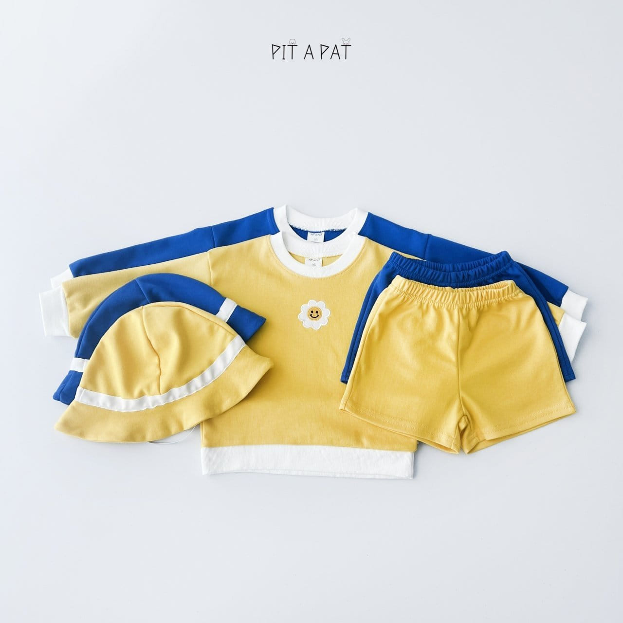 Pitapat - Korean Children Fashion - #magicofchildhood - Flower Class Kindergarten Top Bottom Set - 7