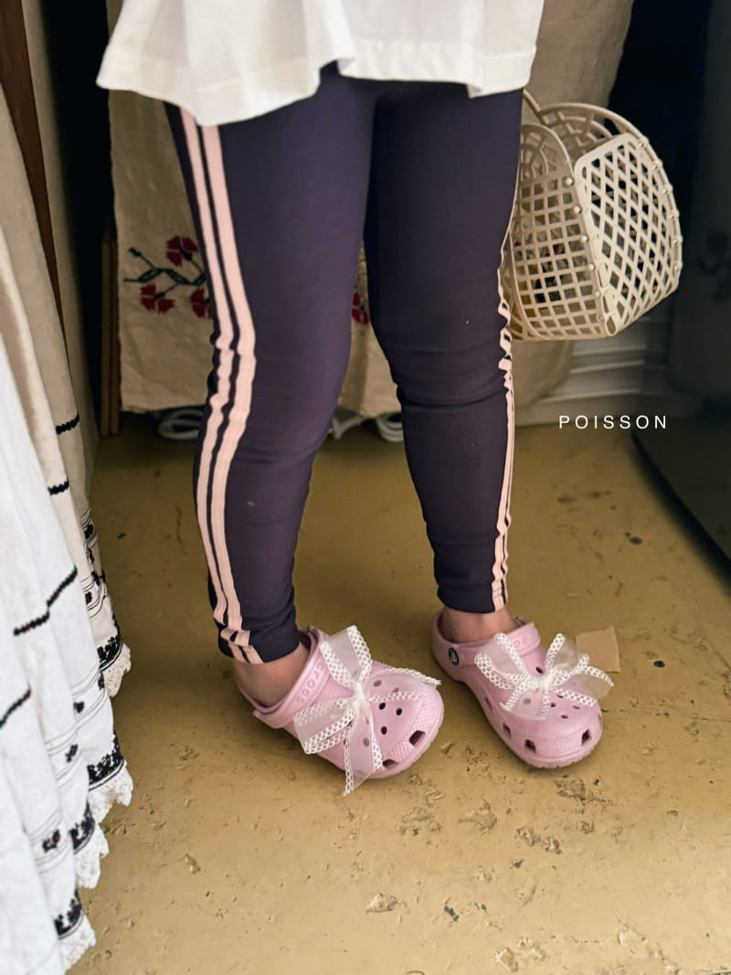 Poisson - Korean Children Fashion - #Kfashion4kids - Line Leggings - 7