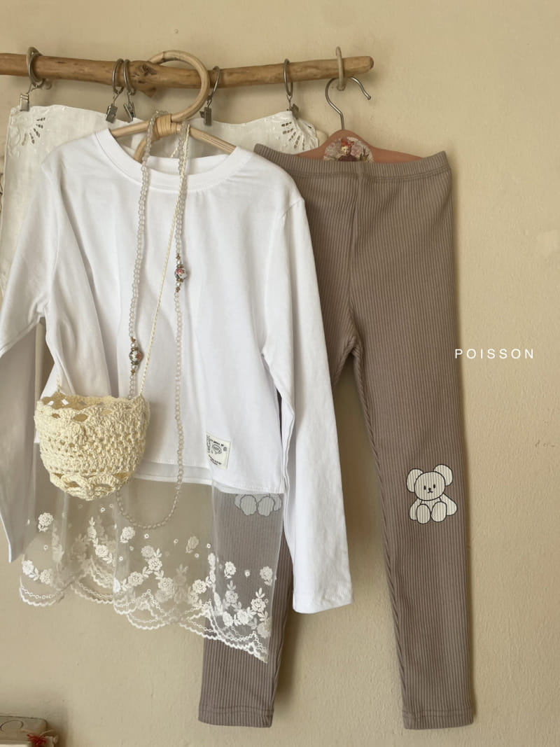 Poisson - Korean Children Fashion - #kidzfashiontrend - Lone Lace Tee - 4