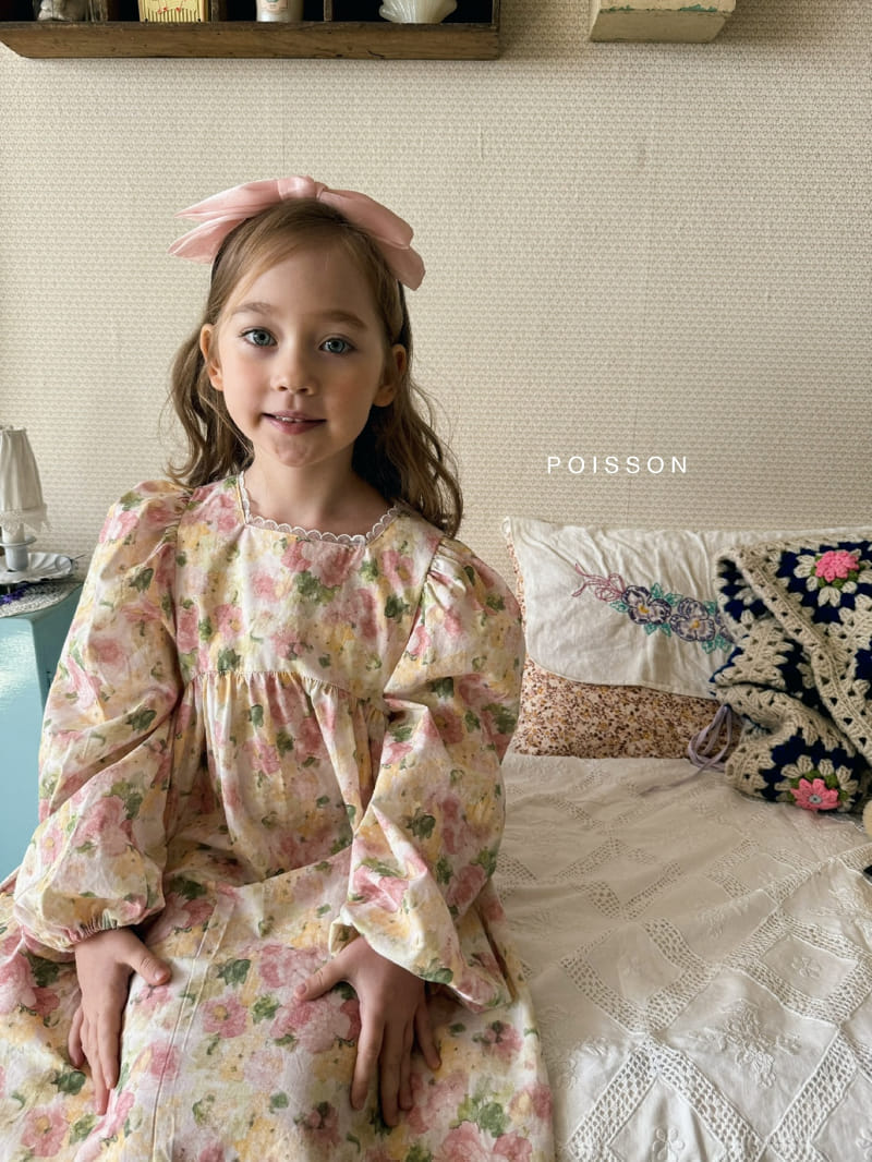 Poisson - Korean Children Fashion - #childofig - Rose One-Piece - 3