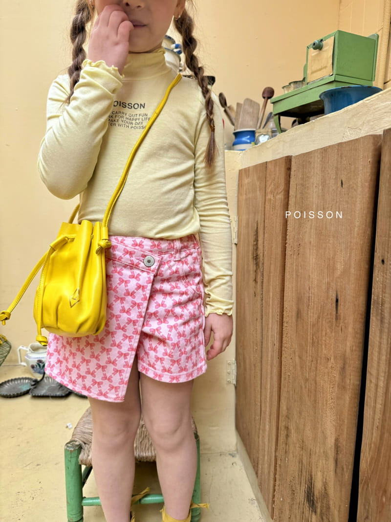 Poisson - Korean Children Fashion - #childofig - Lala Wrap Skirt Pants - 8