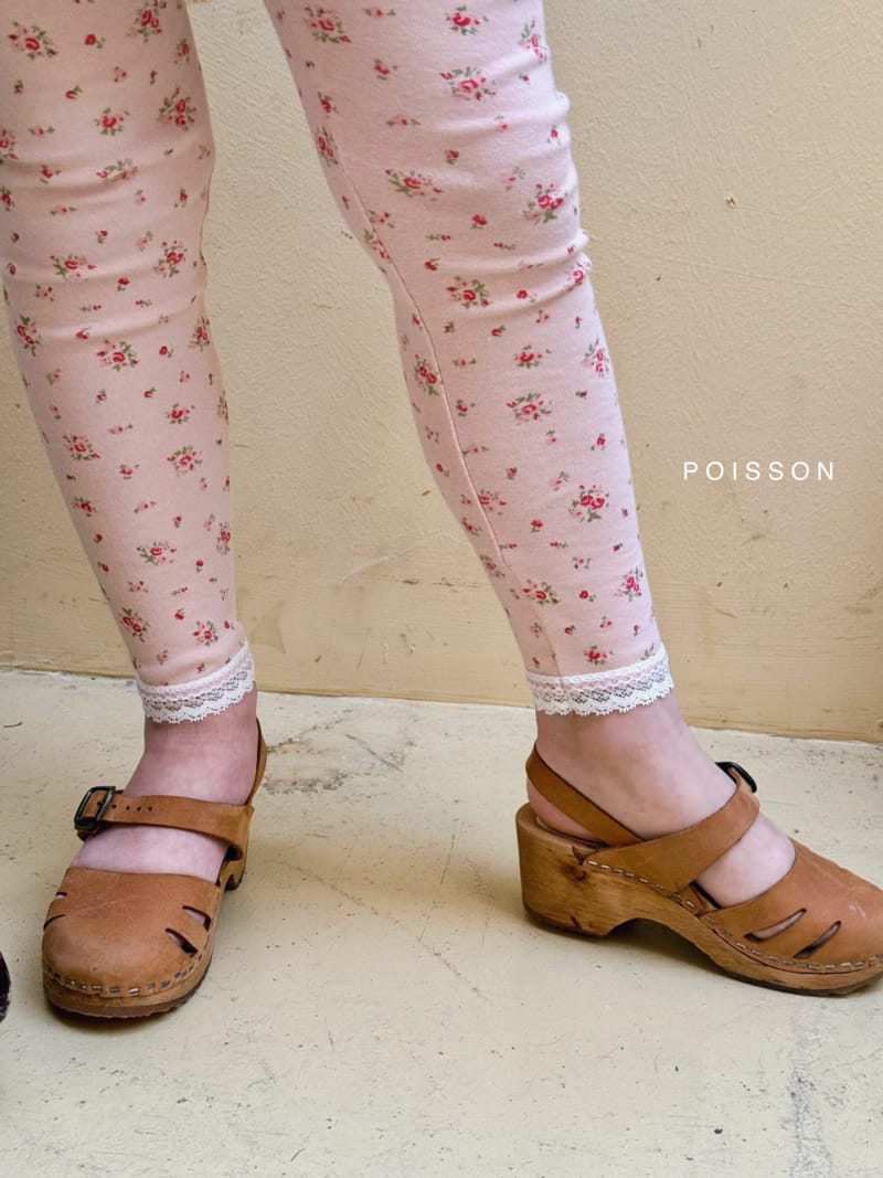 Poisson - Korean Children Fashion - #childofig - Merry Lace Leggings - 2