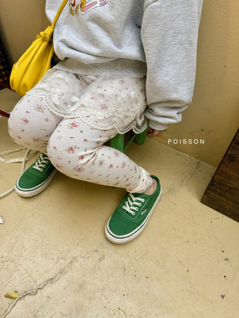 Poisson - Korean Children Fashion - #childofig - Merry Lace Leggings - 3