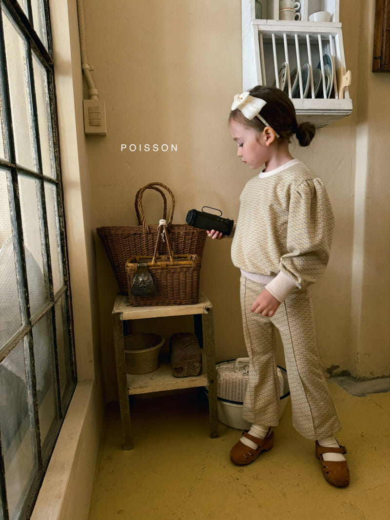 Poisson - Korean Children Fashion - #childofig - Margaret Top Bottom Set - 2