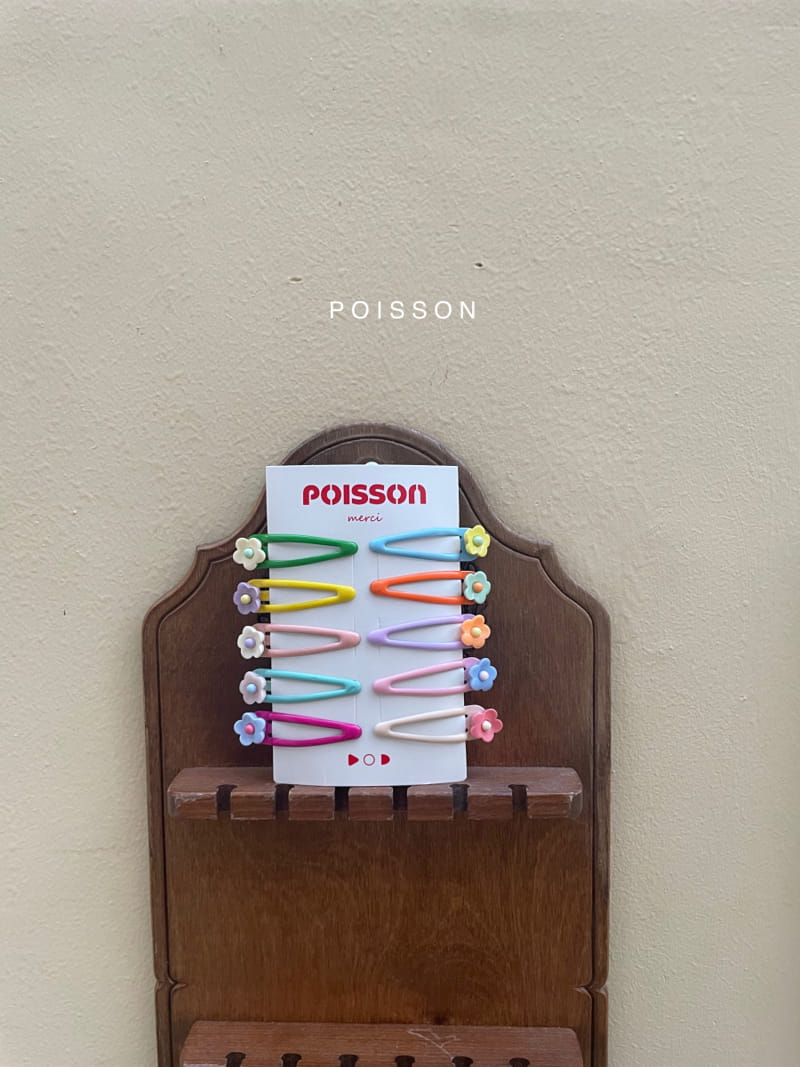 Poisson - Korean Children Fashion - #childofig - Flower Ddak Pin Set - 8