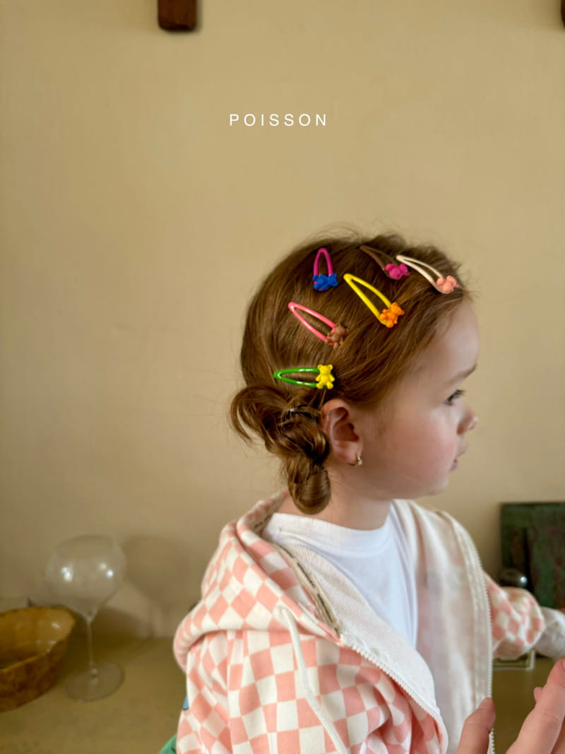 Poisson - Korean Children Fashion - #childofig - Bear Ddak Pin Set - 2